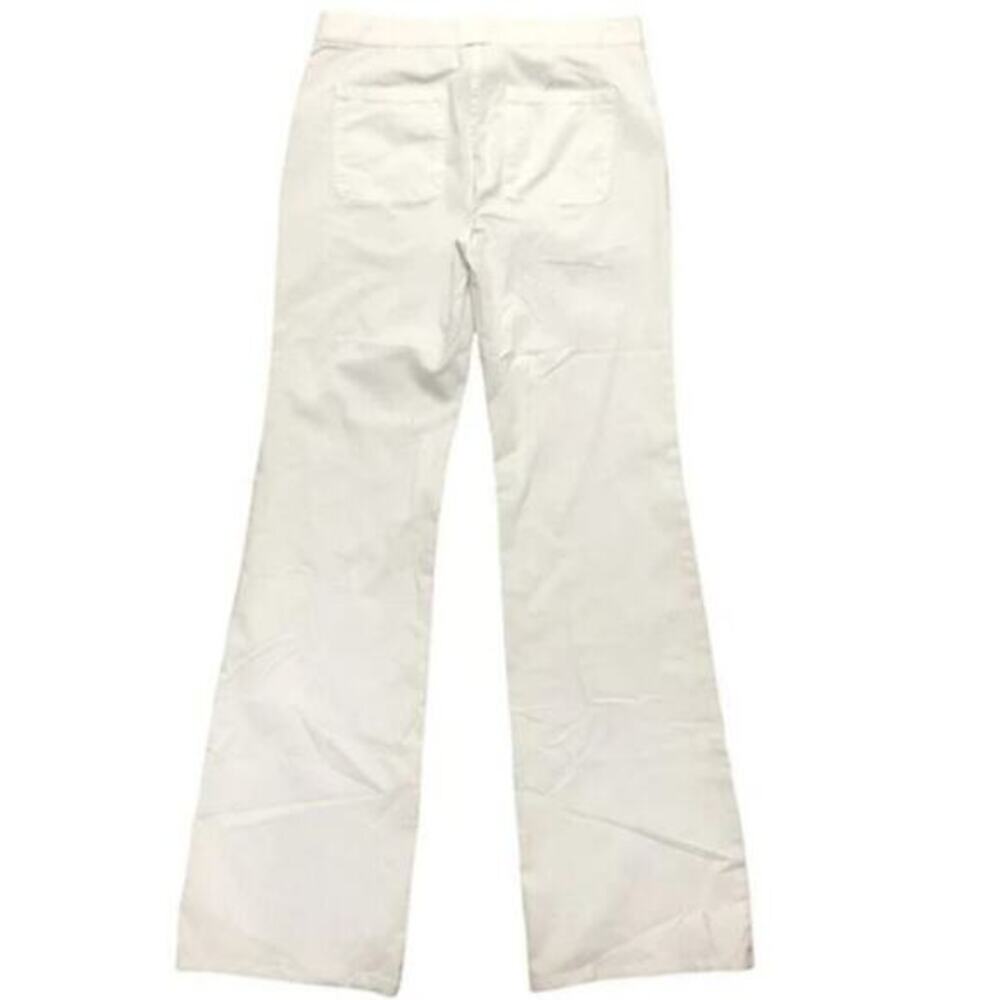Nili Lotan NWT Oakland Wide-Leg Stretch Twill Pant in Eggshell Women's Size 6 - Picture 5 of 10